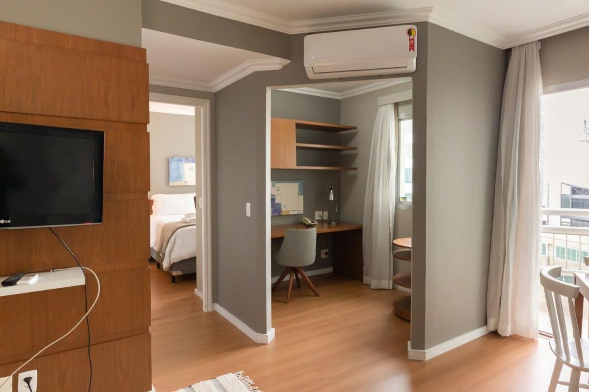 Apartamento Bhomy Paulista Sacada E Ar Condicionado Ls1507 *